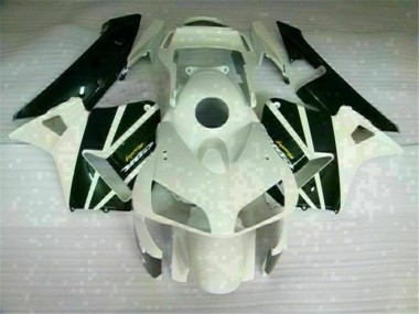 Custom 2003-2004 White Honda CBR600RR Motorcycle Fairings Kit