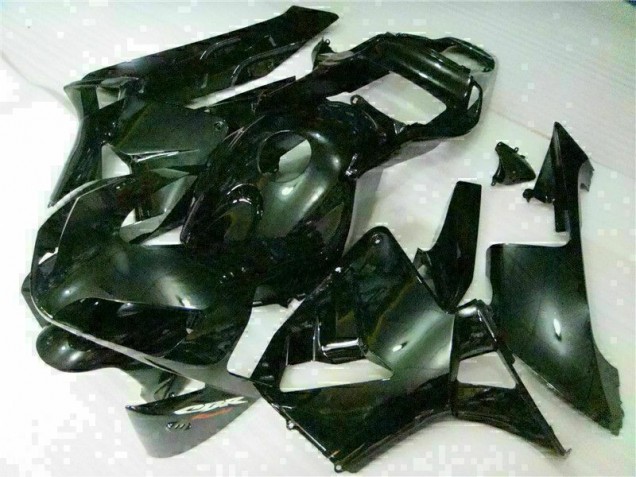 Custom 2003-2004 Black Honda CBR600RR Motorbike Fairings Custom 2003-2004 Black Honda CBR600RR Motorbike Fairings