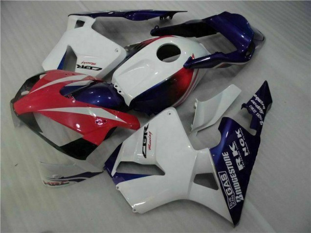 Custom 2003-2004 White Honda CBR600RR Motorcycle Fairing