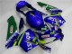 Custom 2003-2004 Blue Green Movistar Castrol Honda CBR600RR Motorbike Fairing Custom 2003-2004 Blue Green Movistar Castrol Honda CBR600RR Motorbike Fairing