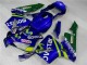 Custom 2003-2004 Blue Green Movistar Castrol Honda CBR600RR Motorbike Fairing Custom 2003-2004 Blue Green Movistar Castrol Honda CBR600RR Motorbike Fairing