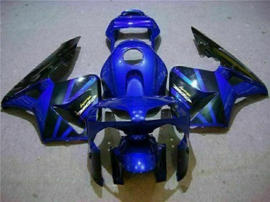Custom 2003-2004 Blue Honda CBR600RR Bike Fairings
