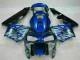 Custom 2003-2004 Blue with Silver Flame Honda CBR600RR Motorbike Fairing Custom 2003-2004 Blue with Silver Flame Honda CBR600RR Motorbike Fairing