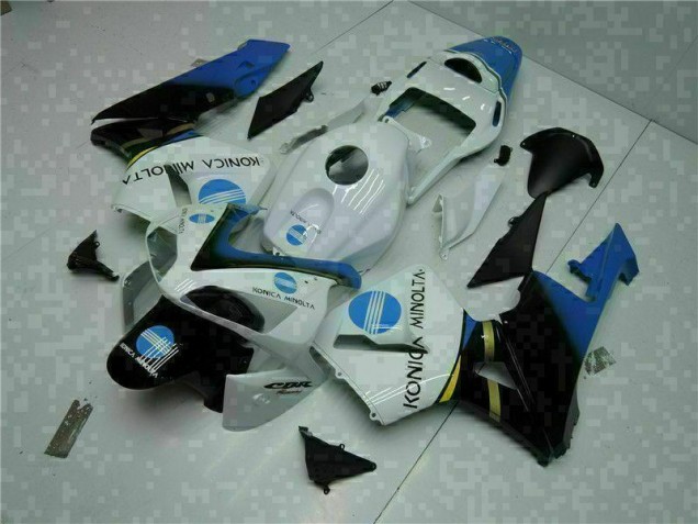 Custom 2003-2004 White Honda CBR600RR Motor Bike Fairings Custom 2003-2004 White Honda CBR600RR Motor Bike Fairings