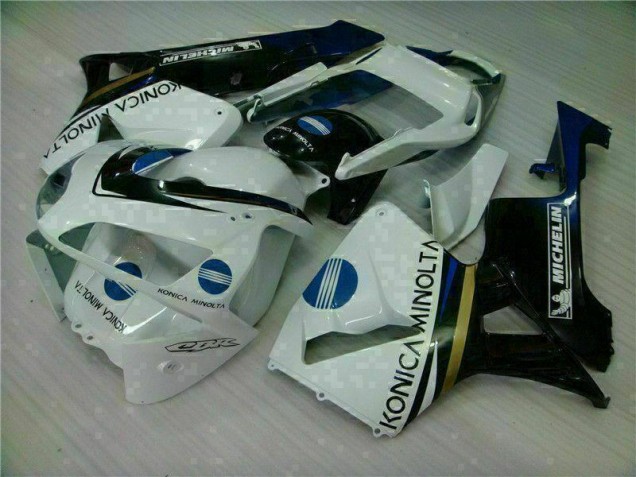Custom 2003-2004 White Honda CBR600RR Replacement Motorcycle Fairings Custom 2003-2004 White Honda CBR600RR Replacement Motorcycle Fairings