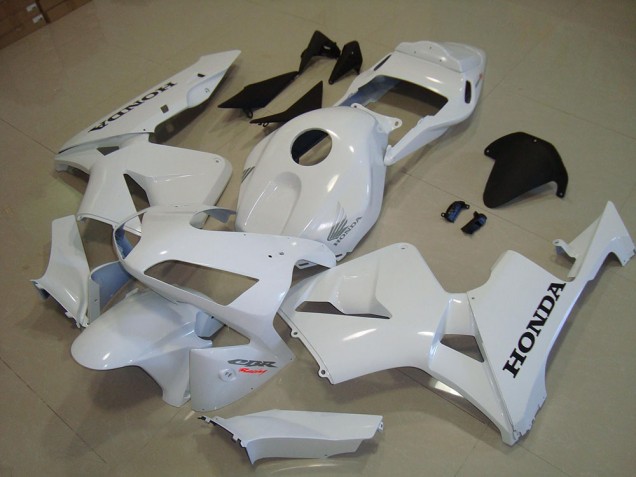 Custom 2003-2004 White Black Decal Honda CBR600RR Motorbike Fairings Custom 2003-2004 White Black Decal Honda CBR600RR Motorbike Fairings