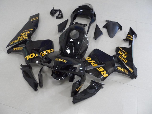 Custom 2003-2004 Black Repsol Honda CBR600RR Bike Fairings Custom 2003-2004 Black Repsol Honda CBR600RR Bike Fairings