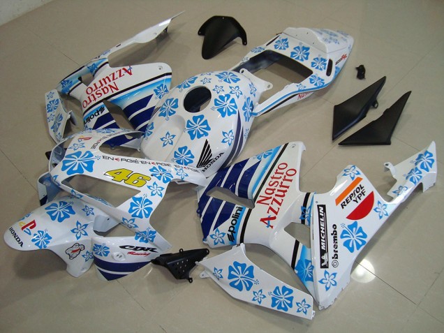 Custom 2003-2004 Nastro Azzurro Honda CBR600RR Motorcycle Fairings Kits Custom 2003-2004 Nastro Azzurro Honda CBR600RR Motorcycle Fairings Kits