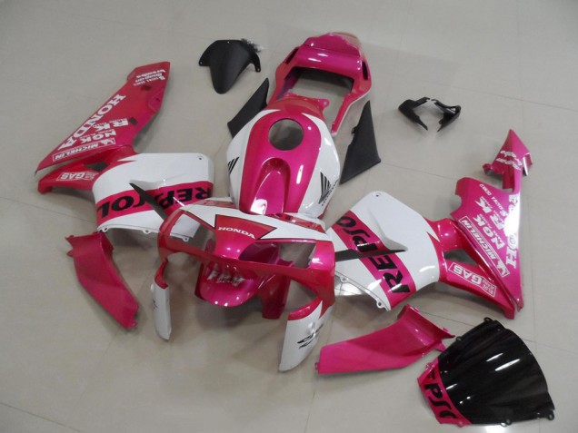 Custom 2003-2004 Pink Repsol Honda CBR600RR Bike Fairings Custom 2003-2004 Pink Repsol Honda CBR600RR Bike Fairings