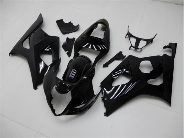 Custom 2003-2004 Glossy Black Suzuki GSXR 1000 Motorcycle Fairings Kits Custom 2003-2004 Glossy Black Suzuki GSXR 1000 Motorcycle Fairings Kits