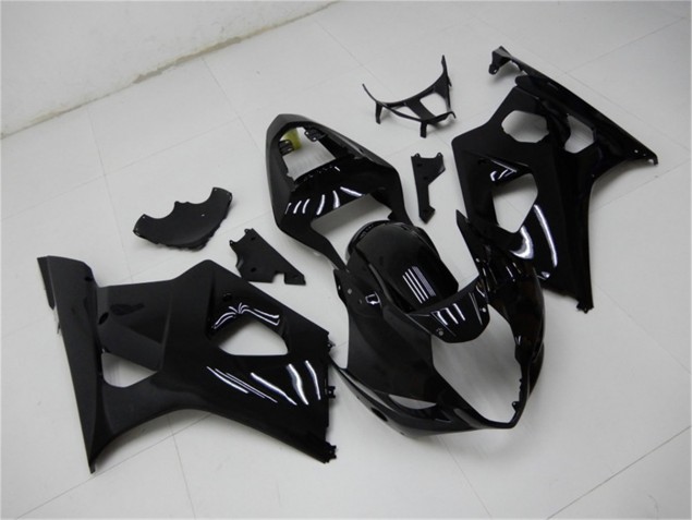 Custom 2003-2004 Glossy Black Suzuki GSXR 1000 Motorcycle Fairings Kits Custom 2003-2004 Glossy Black Suzuki GSXR 1000 Motorcycle Fairings Kits