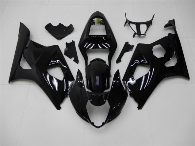 Custom 2003-2004 Glossy Black Suzuki GSXR 1000 Motorcycle Fairings Kits Custom 2003-2004 Glossy Black Suzuki GSXR 1000 Motorcycle Fairings Kits