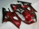Custom 2003-2004 Red Suzuki GSXR 1000 Motorcycle Fairings Kit Custom 2003-2004 Red Suzuki GSXR 1000 Motorcycle Fairings Kit