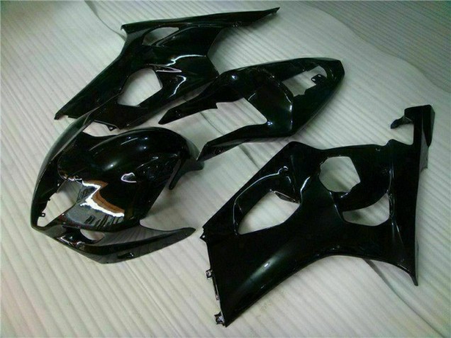 Custom 2003-2004 Glossy Black Suzuki GSXR 1000 Motorcylce Fairings Custom 2003-2004 Glossy Black Suzuki GSXR 1000 Motorcylce Fairings