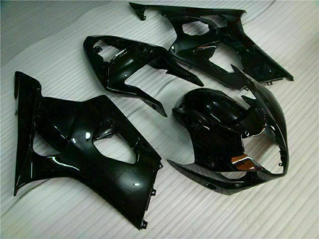 Custom 2003-2004 Glossy Black Suzuki GSXR 1000 Motorcylce Fairings Custom 2003-2004 Glossy Black Suzuki GSXR 1000 Motorcylce Fairings