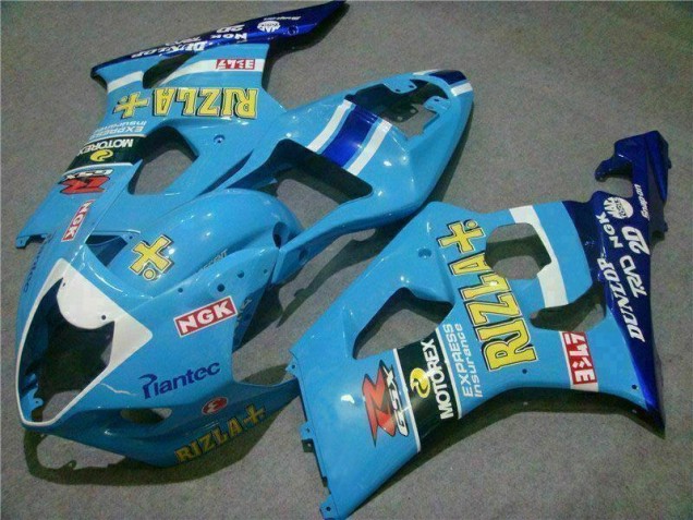 Custom 2003-2004 Blue Suzuki GSXR 1000 Bike Fairing Kit Custom 2003-2004 Blue Suzuki GSXR 1000 Bike Fairing Kit