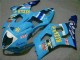 Custom 2003-2004 Blue Suzuki GSXR 1000 Bike Fairing Kit Custom 2003-2004 Blue Suzuki GSXR 1000 Bike Fairing Kit