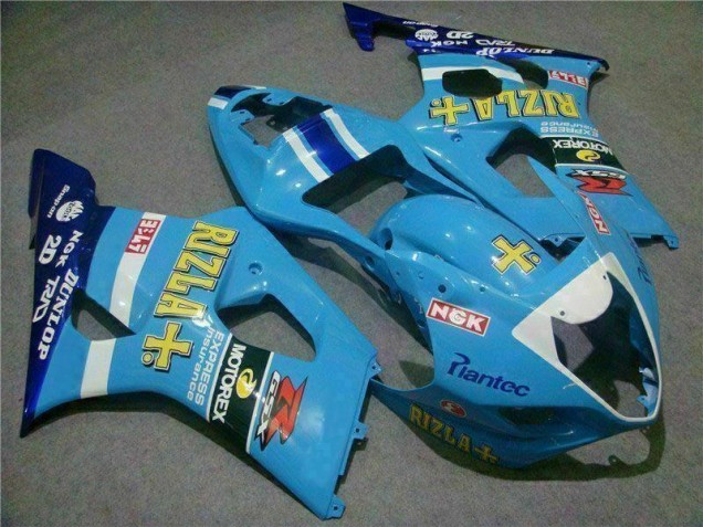Custom 2003-2004 Blue Suzuki GSXR 1000 Bike Fairing Kit Custom 2003-2004 Blue Suzuki GSXR 1000 Bike Fairing Kit