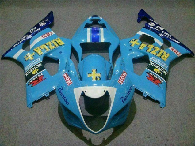 Custom 2003-2004 Blue Suzuki GSXR 1000 Bike Fairing Kit Custom 2003-2004 Blue Suzuki GSXR 1000 Bike Fairing Kit