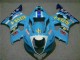 Custom 2003-2004 Blue Suzuki GSXR 1000 Bike Fairing Kit Custom 2003-2004 Blue Suzuki GSXR 1000 Bike Fairing Kit