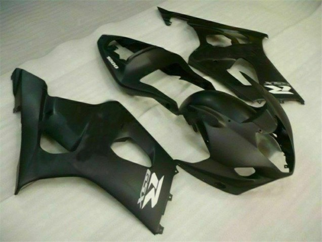 Custom 2003-2004 Matte Black Suzuki GSXR 1000 Motorbike Fairing Kits Custom 2003-2004 Matte Black Suzuki GSXR 1000 Motorbike Fairing Kits