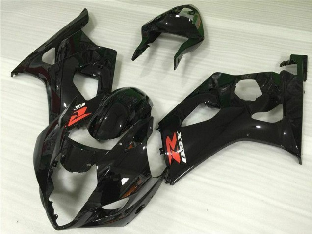 Custom 2003-2004 Glossy Black Suzuki GSXR 1000 Motor Fairings Custom 2003-2004 Glossy Black Suzuki GSXR 1000 Motor Fairings
