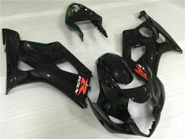 Custom 2003-2004 Glossy Black Suzuki GSXR 1000 Motor Fairings Custom 2003-2004 Glossy Black Suzuki GSXR 1000 Motor Fairings