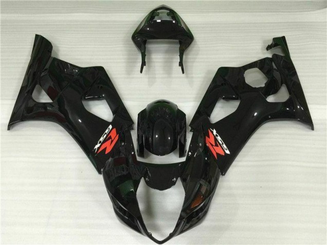 Custom 2003-2004 Glossy Black Suzuki GSXR 1000 Motor Fairings Custom 2003-2004 Glossy Black Suzuki GSXR 1000 Motor Fairings