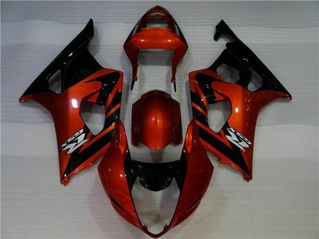 Custom 2003-2004 Brown Black Suzuki GSXR 1000 Motorcycle Fairings Custom 2003-2004 Brown Black Suzuki GSXR 1000 Motorcycle Fairings