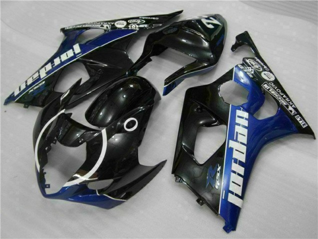 Custom 2003-2004 Black Blue Suzuki GSXR 1000 Motorcycle Fairing & Bodywork Custom 2003-2004 Black Blue Suzuki GSXR 1000 Motorcycle Fairing & Bodywork