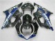 Custom 2003-2004 Black Blue Suzuki GSXR 1000 Motorcycle Fairing & Bodywork Custom 2003-2004 Black Blue Suzuki GSXR 1000 Motorcycle Fairing & Bodywork