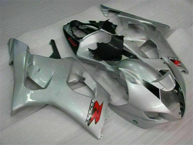 Custom 2003-2004 Silver Suzuki GSXR 1000 Motorbike Fairing Custom 2003-2004 Silver Suzuki GSXR 1000 Motorbike Fairing