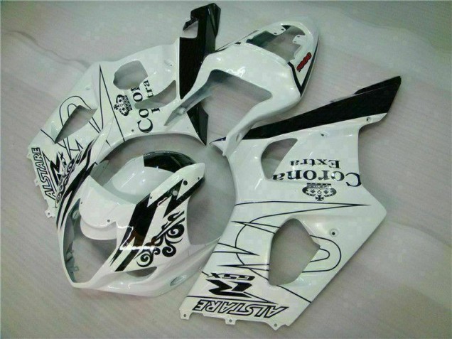 Custom 2003-2004 White Suzuki GSXR 1000 Motor Bike Fairings Custom 2003-2004 White Suzuki GSXR 1000 Motor Bike Fairings