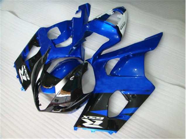 Custom 2003-2004 Black Blue Suzuki GSXR 1000 Motorcycle Fairings Kits & Bodywork Custom 2003-2004 Black Blue Suzuki GSXR 1000 Motorcycle Fairings Kits & Bodywork
