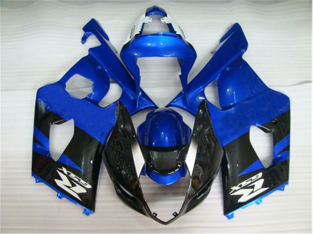 Custom 2003-2004 Black Blue Suzuki GSXR 1000 Motorcycle Fairings Kits & Bodywork Custom 2003-2004 Black Blue Suzuki GSXR 1000 Motorcycle Fairings Kits & Bodywork