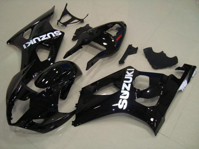 Custom 2003-2004 Glossy Black Suzuki GSXR 1000 Motor Fairings & Bodywork Custom 2003-2004 Glossy Black Suzuki GSXR 1000 Motor Fairings & Bodywork