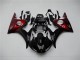 Custom 2003-2005 Black Red Yamaha YZF R6 Motorcycle Replacement Fairings Custom 2003-2005 Black Red Yamaha YZF R6 Motorcycle Replacement Fairings