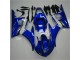 Custom 2003-2005 Blue White Yamaha YZF R6 Replacement Fairings Custom 2003-2005 Blue White Yamaha YZF R6 Replacement Fairings