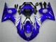 Custom 2003-2005 Blue White Yamaha YZF R6 Bike Fairings Custom 2003-2005 Blue White Yamaha YZF R6 Bike Fairings