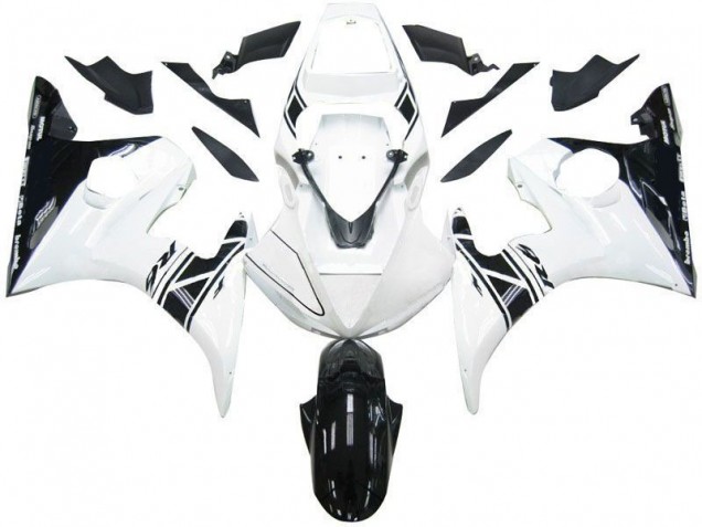 Custom 2003-2005 Black White Tribal Yamaha YZF R6 Motorcycle Fairing Custom 2003-2005 Black White Tribal Yamaha YZF R6 Motorcycle Fairing