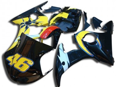 Custom 2003-2005 Number 46 Yamaha YZF R6 Bike Fairing Kit