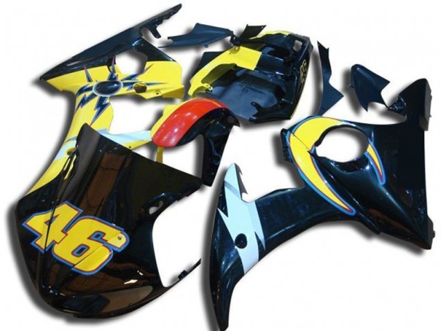 Custom 2003-2005 Number 46 Yamaha YZF R6 Bike Fairing Kit Custom 2003-2005 Number 46 Yamaha YZF R6 Bike Fairing Kit