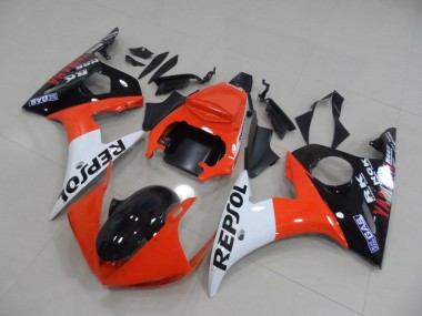 Custom 2003-2005 Repsol Yamaha YZF R6 Replacement Fairings