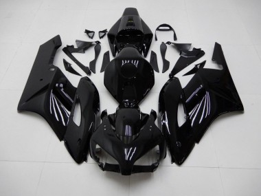 Custom 2004-2005 Glossy Black Honda CBR1000RR Replacement Motorcycle Fairings