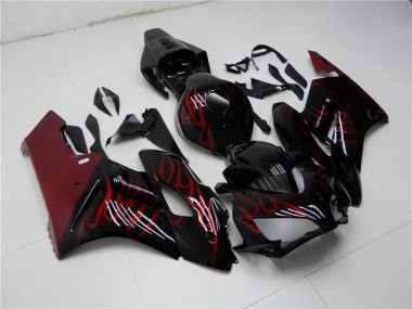 Aftermarket 2004-2005 Red Black Honda CBR1000RR Motorbike Fairing Kits