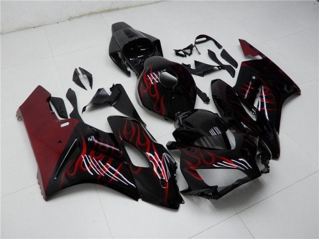 Custom 2004-2005 Red Black Honda CBR1000RR Motorbike Fairing Kits Custom 2004-2005 Red Black Honda CBR1000RR Motorbike Fairing Kits