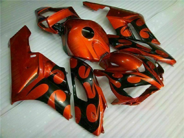 Custom 2004-2005 Orange Black Honda CBR1000RR Motorcyle Fairings Custom 2004-2005 Orange Black Honda CBR1000RR Motorcyle Fairings