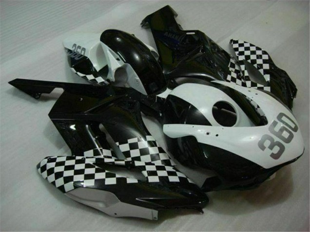 Custom 2004-2005 White Black Honda CBR1000RR Replacement Fairings Custom 2004-2005 White Black Honda CBR1000RR Replacement Fairings