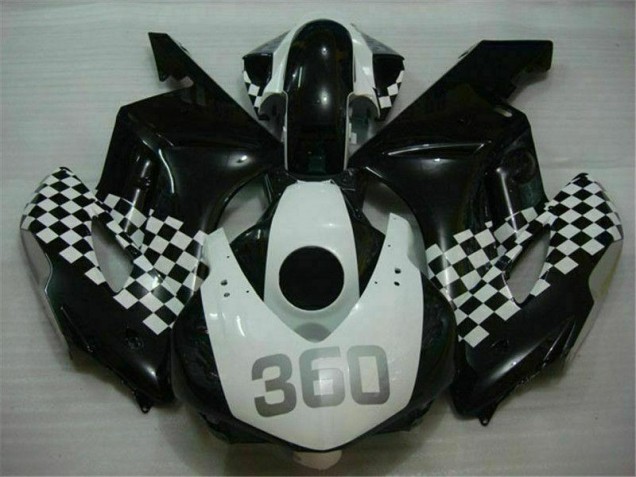 Custom 2004-2005 White Black Honda CBR1000RR Replacement Fairings Custom 2004-2005 White Black Honda CBR1000RR Replacement Fairings