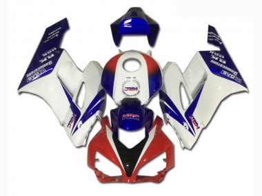 Custom 2004-2005 Red White Blue Honda CBR1000RR Bike Fairings